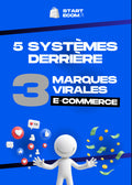 5 systèmes derrière 3 marques  E-Commerce virales